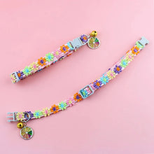 Load image into Gallery viewer, Colorful Pet Collar with Bell – Adjustable for Cats &amp; Small Dogs
