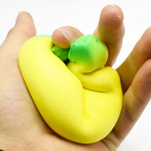 Load image into Gallery viewer, Anti-Stress Squishy Banana Toy – Jumbo Slow Rising Fruit Squeeze

