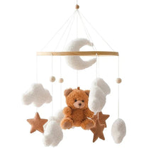 Load image into Gallery viewer, Wooden Baby Rattle Crib Mobile Holder for Newborns
