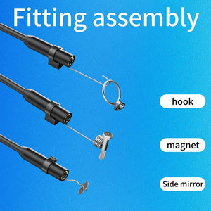 Endoscope Camera 8MM For iPhone APPLE Lightning Cars Endoscopic IP68 Waterproof 8 LEDs Borescope Inspection iPhone14 iPad iOS