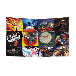 3x5 Ft J-Judas P-Priest Heavy Rock Band Flag Polyester Digital Printing Banner for Bedroom Wall Art Out Door Tapestry Decoration