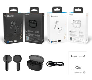 Edifier X2s Wireless Earbuds Bluetooth V5.3 Earphones X2 Upgraded 26hours Playback time Deep Bass Lightweight IP54 Waterproof