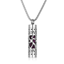 Load image into Gallery viewer, Stainless Steel Aromatherapy Necklace – Oil Diffuser Pendant
