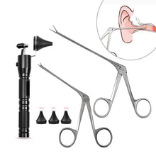 Load image into Gallery viewer, Ear Nose Cleaner Pliers Pick Endoscope Earwax Remover Hartman Micro Alligator Crocodile Veterinary Forceps Tweezer Otoscope Tool
