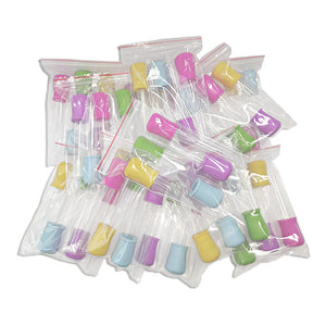 5Pcs/Set 5ML Child Baby Droppers Plastic Silicone Baby Pipettes Devices Infant Droppers Feeders Pipette For School Lab Supplies