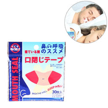 Load image into Gallery viewer, Anti Snoring Mouth Tape Sleep Aid Breathing Stopper Nose HealthCare Sticker Better Breath Nasal Strip Close Solution Night Patch
