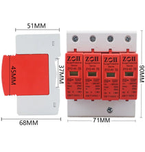 Load image into Gallery viewer, AC SPD 1P+N 3P+N 2P 4P 20KA~40KA C ~385VAC House Surge Protector protection Protective Low-voltage Arrester Device
