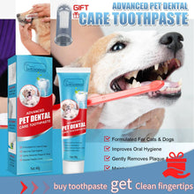 Load image into Gallery viewer, 60g Pet Toothpaste Cat Dog Fresh Breath Toothpaste Deodorant Tartar Plaque Cleaning Dog Oral Care Edible Toothpaste Pet Products
