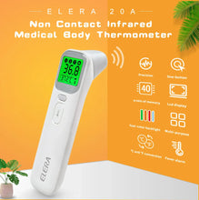 Load image into Gallery viewer, ELERA Infrared Digital Thermometer Forehead Ear Body Fever Termometre Multi-function Non-contact Temperature Measurement Device
