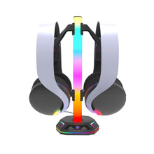 Load image into Gallery viewer, For Playstation5 Controller Holder Earphone Hanger Accessories Gaming RGB Headphone Stand for Desktop Gamer PS4 Xbox PS5 Gamepad
