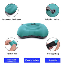 Load image into Gallery viewer, Widesea Inflatable Pillow Camping Portable Outdoor Cushion Air Equipment Compressible Sleeping Gear Accessories Car Tourism
