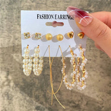 Load image into Gallery viewer, Gold Butterfly &amp; Heart Dangle Earrings Set – Acrylic Drop Jewelry for Women

