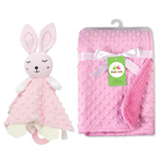 Load image into Gallery viewer, Personalized Newborn Baby Blanket with Name &amp; Custom Stroller Gift Set

