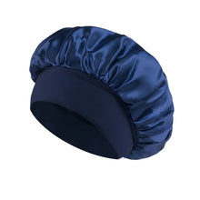 Load image into Gallery viewer, Women’s Satin Sleep Bonnet – Silk Hair Bonnet Wide Band
