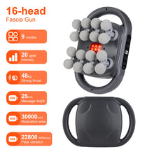 Load image into Gallery viewer, 16-Head Fascia Gun High-Frequency Vibration Body Massage Gun Waist and Back  Massager Neck Shoulder Massager Muscle masajeador
