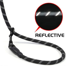 Load image into Gallery viewer, Reflective Dog Leash – Heavy Duty Traction Rope with Padded Handle for Strong Dogs
