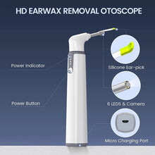 Load image into Gallery viewer, Otoscope Ear Wifi 3PCS  Wireless Portable Visual Earwax Cleaning Medical Endoscope Camera for iPhone Android Phone Smart Home
