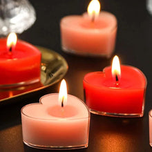 Load image into Gallery viewer, 9pcs Heart-Shaped Scented Tea Candles – Romantic Décor for Valentine's Day, Weddings, and Anniversaries
