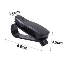 Load image into Gallery viewer, Universal Car Auto Sun Visor Glasses Box Sunglasses Clip Card Ticket Holder Fastener Pen Case Eyeglasses Clips Accessories
