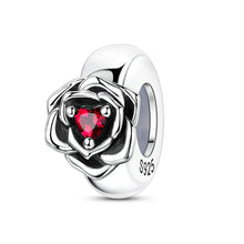 Load image into Gallery viewer, 100% 925 Sterling Silver Rainbow Zircon Butterfly Dragon Silicone Stopper Charms - Colorful Beads for DIY Bracelets, Customizable Jewelry for All Occasions
