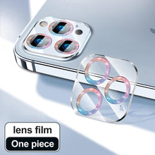 Load image into Gallery viewer, Glitter Camera Lens Protector For iPhone 14 Pro Max Tempered Glass iPhone 11 12 13 Pro Max 14 Plus 13 Mini Lens Protector Tempered Glass Camera Cover Anti Scratch Shockproof Screen Protector Individual Ring
