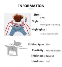 Load image into Gallery viewer, Halloween Dagger Pet Costume - Funny Knife-Holding Dog &amp; Cat Standing Dress for Festival Dress-Up
