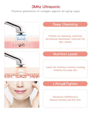 Load image into Gallery viewer, Ultrasonic Ion Facial Massager - Photon Rejuvenation &amp; EMS Microcurrent, Portable Vibration Skin Care Device for Home Use
