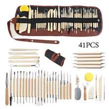 Load image into Gallery viewer, Pottery Clay Sculpting Tools Kit - 8-61 Pcs for Carving, Shaping &amp; Modeling
