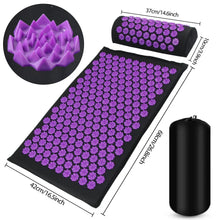 Load image into Gallery viewer, Acupressure Yoga Mat Kuznetsov Applicator Cushion with Spikes
