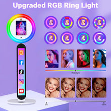 Load image into Gallery viewer, Selfie Stand Photo Booth Machine ipad Photobooth compatible for 10.2-12.9inch ipad  Photo Booth Stand Machine for Party Wedding
