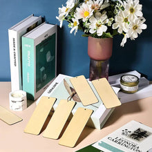 Load image into Gallery viewer, Wooden Bookmarks with Tassel Ropes - 10/20/60Pcs DIY Hanging Labels
