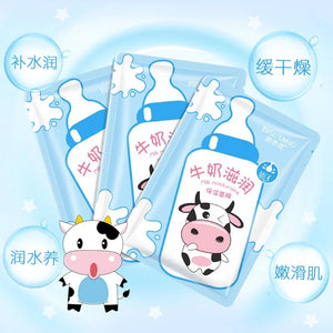 Milk Skin Care Set Whitening Cream Cleaning Glowing Moisturizing Collagen Skin Serum Skincare Facial Products Kits Beauty Makeup