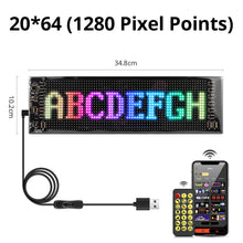 Load image into Gallery viewer, RGB Bluetooth Panel Lamp LED Matrix Pixel Lights Pattern Graffiti Scrolling Text Animation Display Car Shop Reminder Night Light
