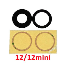 Load image into Gallery viewer, 10set Back Camera Glass Lens Rear Camera Glass Glue For iPhone 11 12 13 Pro Max 13 Mini 14 14P Replace Repair Spare Part Camera Lens Protector For iPhone
