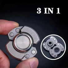 Load image into Gallery viewer, Metal Magnetic Slider Fidget Toy – Mini EDC Hand Spinner Push Card for Adults
