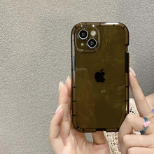 Load image into Gallery viewer, Luminous Shockproof Bumper Phone Case For iPhone 11 14 Pro Max 12 11 13 Pro Max X XR XS Max Transparent Back Cover  Full Bumper Case Strong Classic Phone Case
