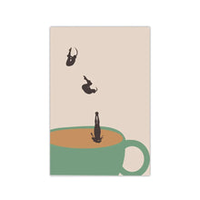 Load image into Gallery viewer, Retro Coffee Diving Poster Canvas Wall Art | Good Morning Coffee Print
