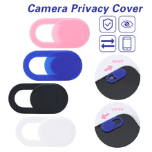 Load image into Gallery viewer, 20/10/1Pcs Webcam Cover Laptop Camera Cover Phone Antispy For iPad Macbook Pro Lenses Privacy Sticker Camera Blocker Slider
