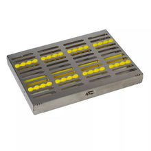 Load image into Gallery viewer, Dental Sterilization Tray Case Box Holder Large size Autoclave Sterilizer Instrument Dental Cassette File Burs Disinfection Tray
