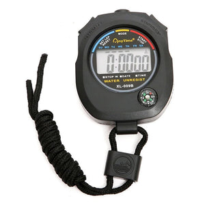 NEW Digital Stopwatch XL-013 Chronograph with Wristband Alarm AM PM 24H Clock Watch for Runner Sport