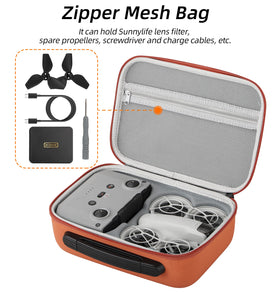 Portable Travel Bag Case For DJI NEO Fly More Combo Drone Accessories Carrying Case PU Leather Storage Waterproof Box For RC N3
