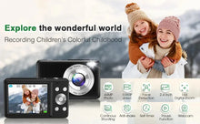 Load image into Gallery viewer, DC403 44MP HD Digital Camera 16X Digital Zoom Cameras Support For Taking Photos Recording Videos For Thanksgiving New Year Gifts
