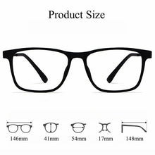Load image into Gallery viewer, YIMARUILI Men's Square Glasses – Ultra-Light Titanium Optical Frames
