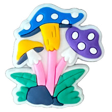 Load image into Gallery viewer, Cute Mushroom Shoe Charms Pin for Crocs Accessories Charms Clogs Bubble Slides Shoe DIY Shoe Decoration Kids Party Gifts
