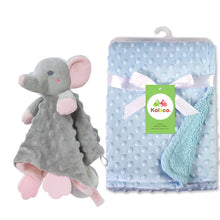 Load image into Gallery viewer, Personalized Newborn Baby Blanket with Name &amp; Custom Stroller Gift Set
