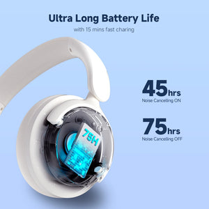 Edifier H9 Active Noise Cancelling Wireless Headphones Bluetooth 5.4 Headset Hi-Res Audio 75H Battery Life Foldable Design