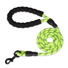 Load image into Gallery viewer, Reflective Dog Leash – Heavy Duty Traction Rope with Padded Handle for Strong Dogs
