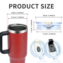 Load image into Gallery viewer, Replacement Lid Compatible with Stanley Adventure Quencher Travel 40 OZ Clear Spill Proof Tumbler Cover Compatible with Stanley
