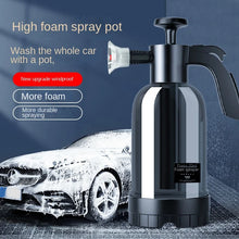 Load image into Gallery viewer, 2L Hand Pump Foam Sprayer with 3 Types of Nozzle Hand Pneumatic Foam Cannon Snow Foam Car Wash Spray Bottle Car Window Cleaning

