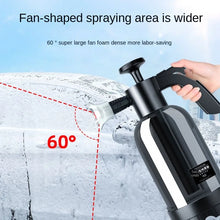 Load image into Gallery viewer, 2L Hand Pump Foam Sprayer with 3 Types of Nozzle Hand Pneumatic Foam Cannon Snow Foam Car Wash Spray Bottle Car Window Cleaning
